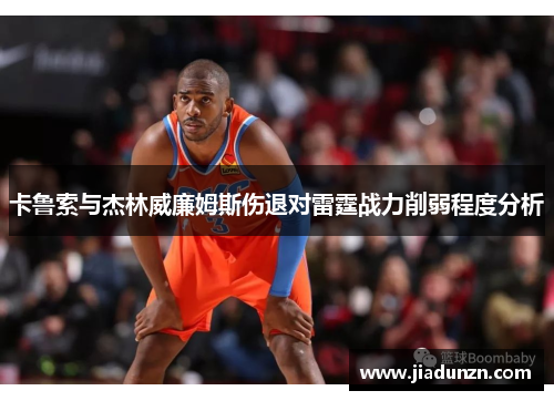 卡鲁索与杰林威廉姆斯伤退对雷霆战力削弱程度分析
